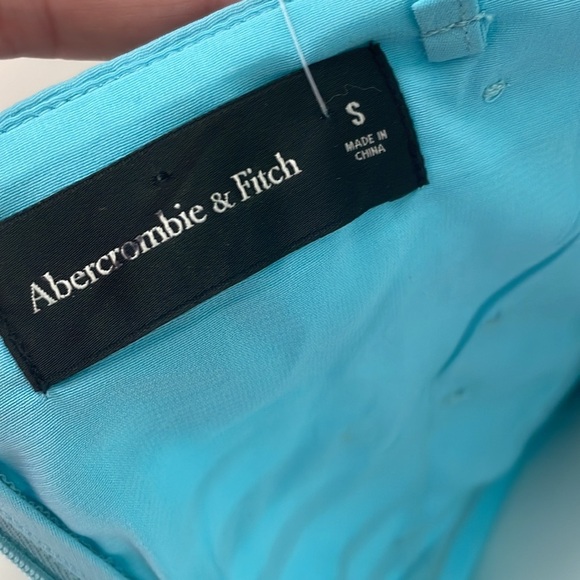 Abercrombie off the shoulder blue midi dress size small NWT - Picture 13 of 14